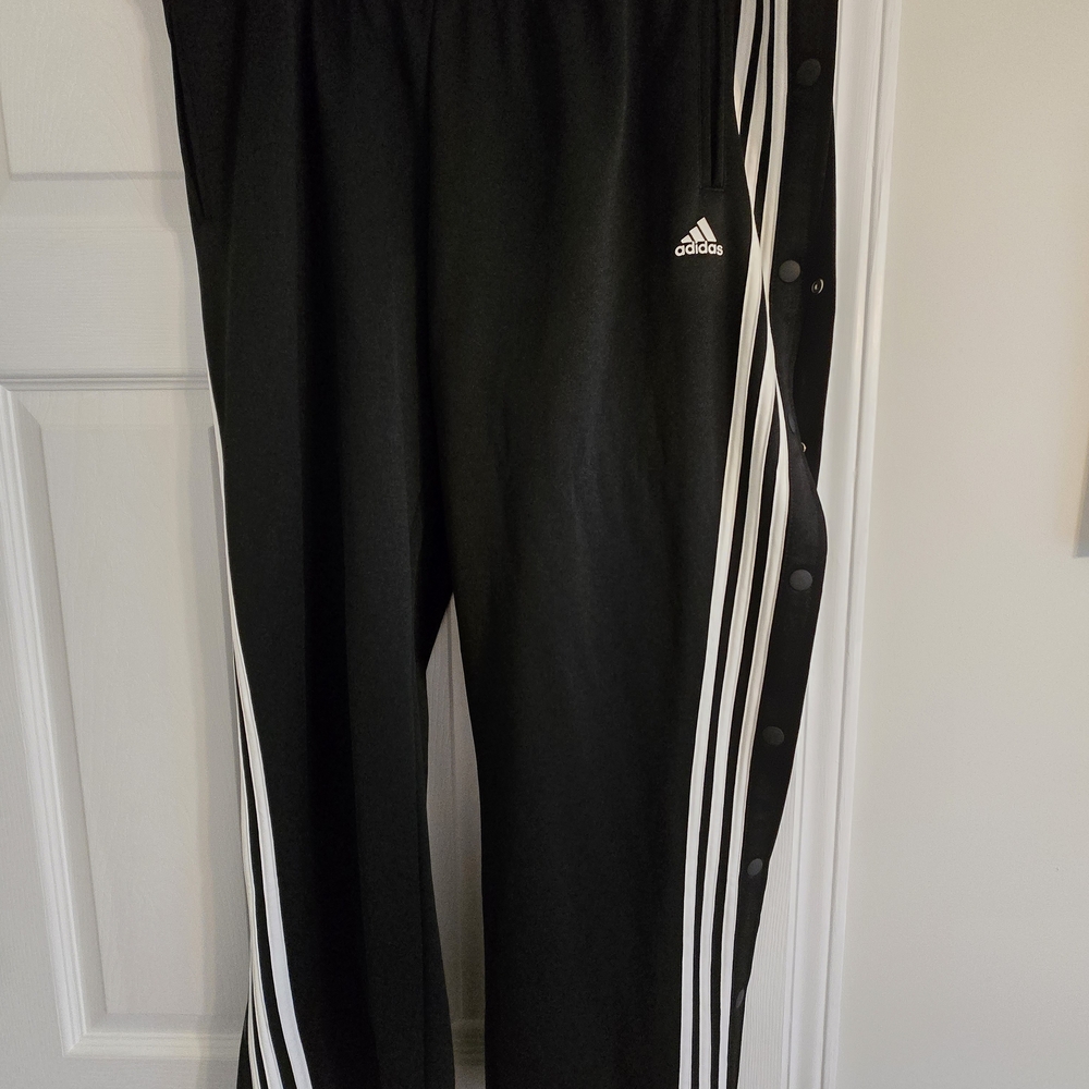 Adidas Black Track Pants, Size XL